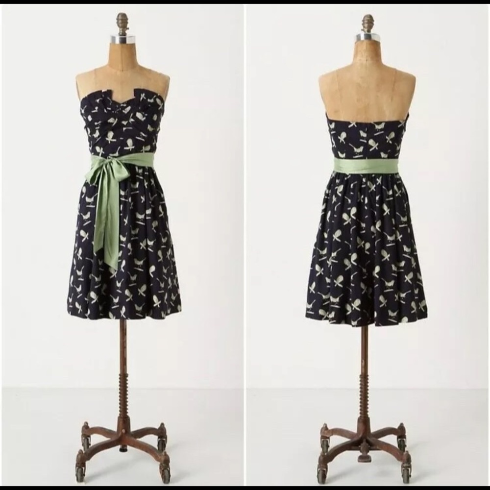 Anthropologie Porridge Sing Sweetly Bird Dress 2